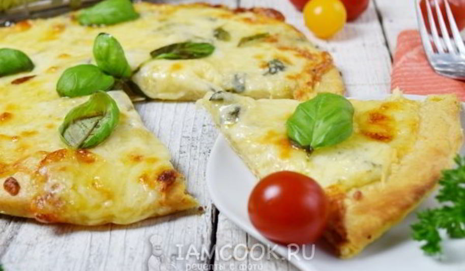 Рецепт пицца четыре сыра