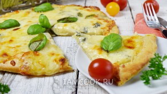 ШАГ 24. пицца четыре сыра