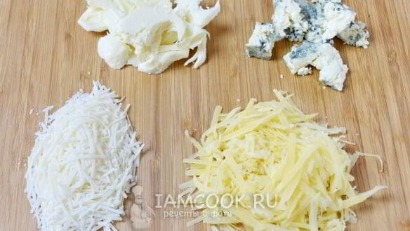 ШАГ 17. пицца четыре сыра