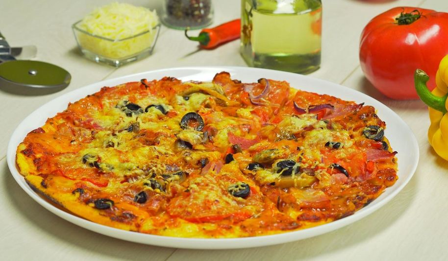 Рецепт пицца два сыра три мяса