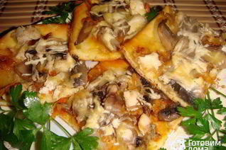 Пицца грибная