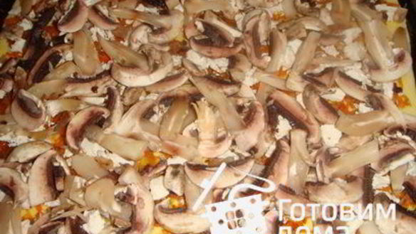 ШАГ 6. пицца грибная