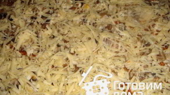 ШАГ 8. пицца грибная