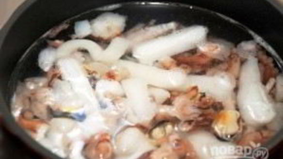 ШАГ 4. пицца из морепродуктов