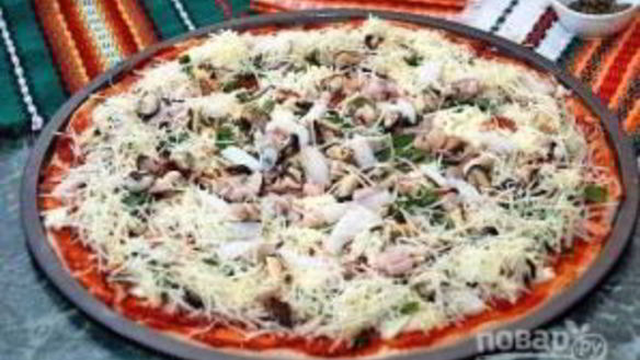 ШАГ 8. пицца из морепродуктов