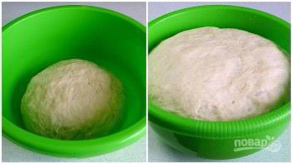 ШАГ 3. пицца из пирожкового теста в духовке