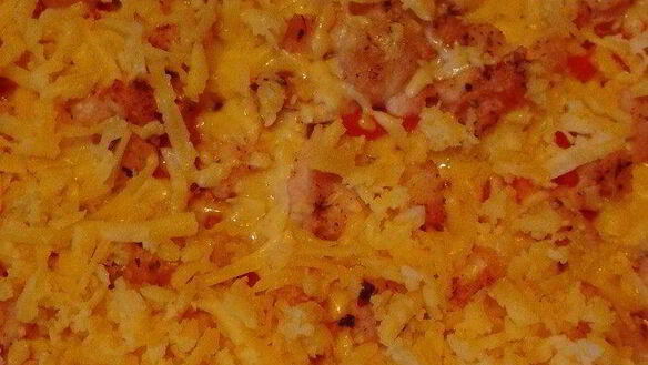 ШАГ 8. пицца из тыквы с курицей