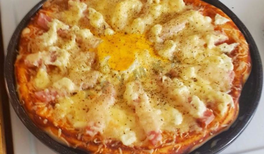 Рецепт пицца карбонара