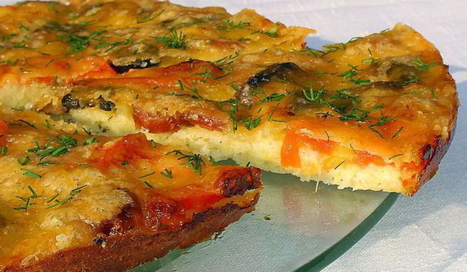 Рецепт пицца на кабачковой основе