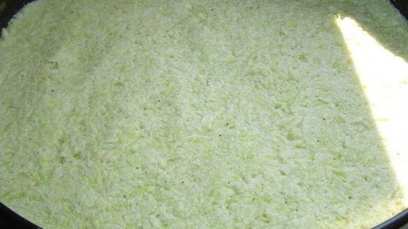 ШАГ 3. пицца на кабачковой основе