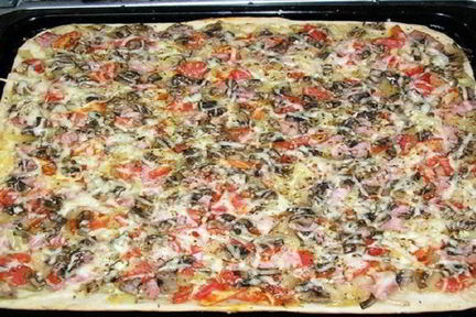 Пицца на кефире