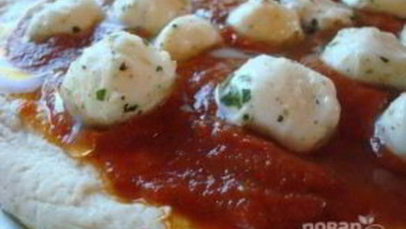 ШАГ 4. пицца на протвине в духовке