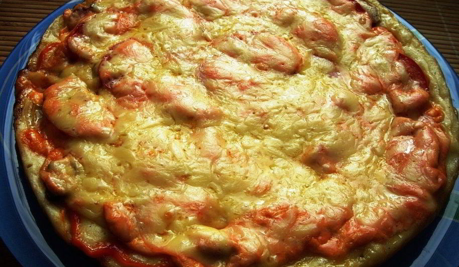 Рецепт пицца на сковороде