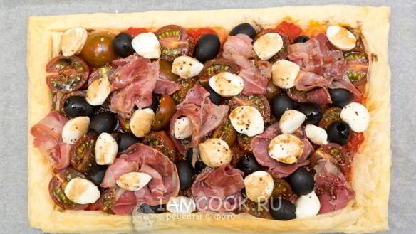 ШАГ 12. пицца на слоеном бездрожжевом тесте