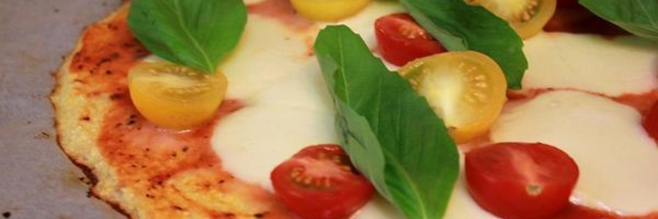 Пицца на тесте из цветной капусты