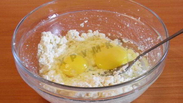 ШАГ 3. пицца на творожном тесте с курицей