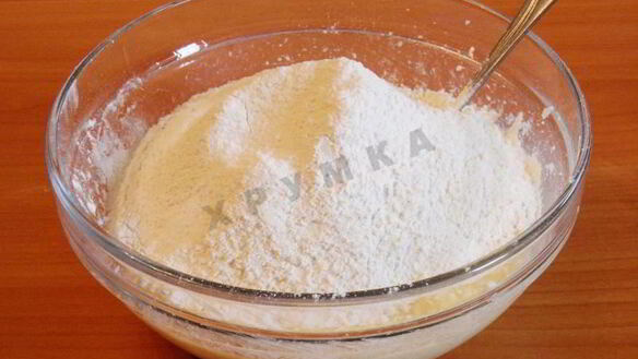 ШАГ 4. пицца на творожном тесте с курицей