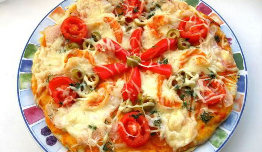 Рецепт пицца на творожном тесте