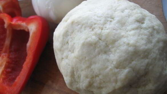 ШАГ 2. пицца на творожном тесте