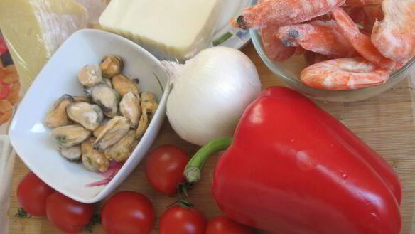 ШАГ 3. пицца на творожном тесте