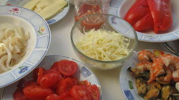 ШАГ 4. пицца на творожном тесте