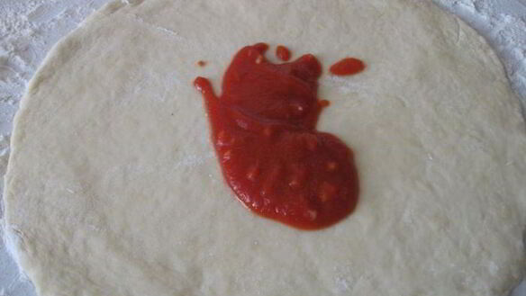 ШАГ 5. пицца на творожном тесте