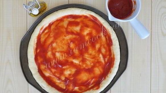 ШАГ 14. пицца пепперони с жаренной моцареллой