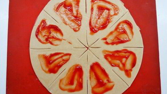 ШАГ 12. пицца рождественский венок