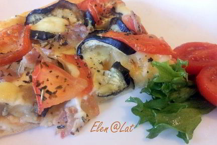 Пицца с баклажанами