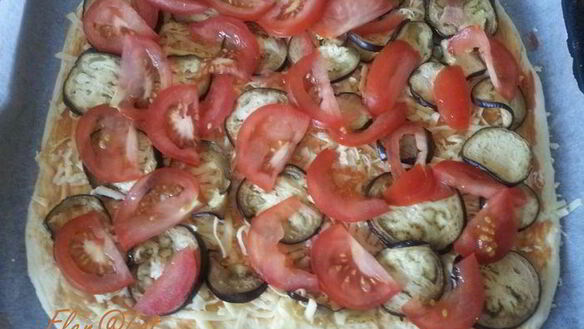 ШАГ 4. пицца с баклажанами