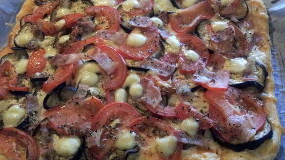 ШАГ 6. пицца с баклажанами