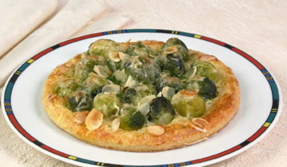 Рецепт пицца с брюссельской капустой
