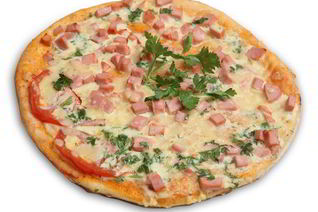 Пицца с докторской колбасой