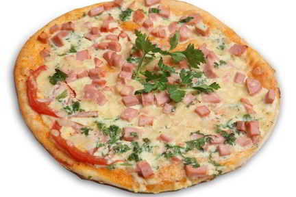 Пицца с докторской колбасой