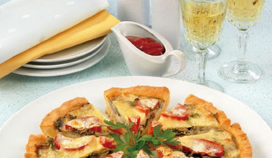 Рецепт пицца с грибами и помидорами