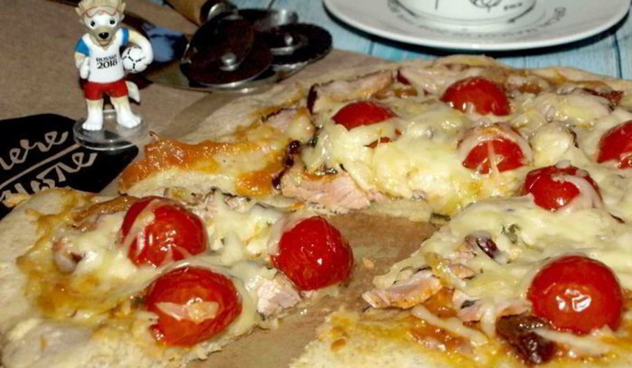 Рецепт пицца с карбонадом