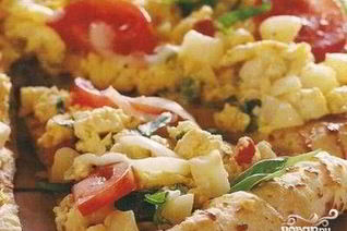 Пицца с картошкой и курицей