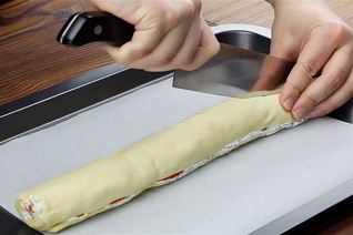 Пицца с красной рыбой