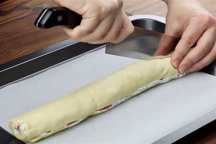 Пицца с красной рыбой