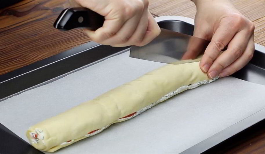 Рецепт пицца с красной рыбой