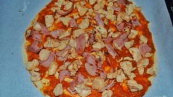 ШАГ 6. пицца с курицей и ананасами