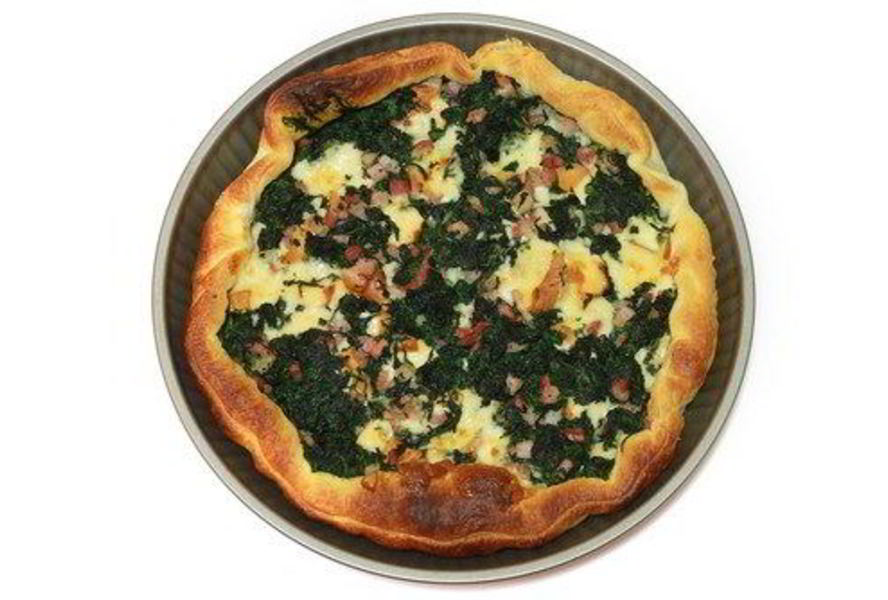 Пицца со шпинатом