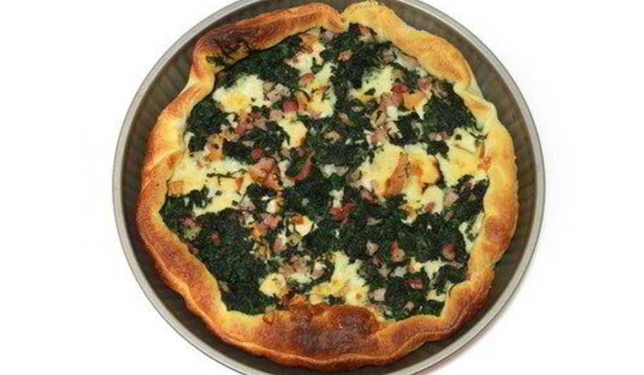 Рецепт пиццы со шпинатома