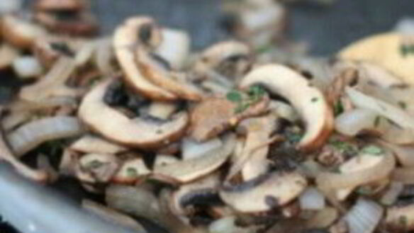 ШАГ 5. постная пицца с грибами