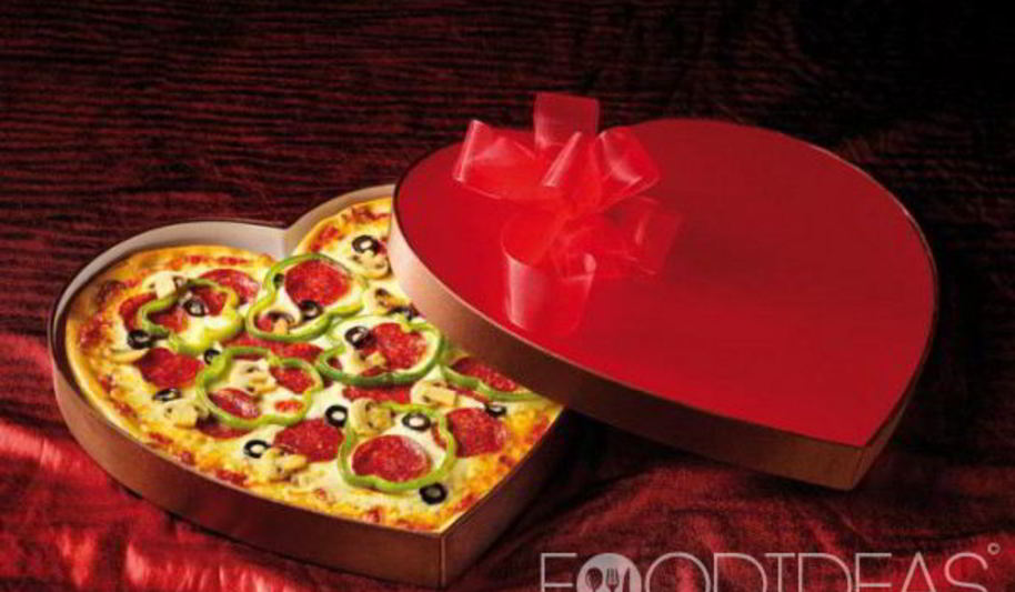 Рецепт романтическая пицца сердце