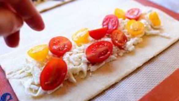 ШАГ 9. слоеная пицца с грибами