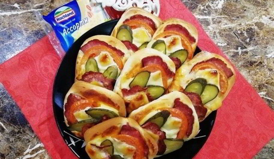 Рецепт закусочные мини-пиццы