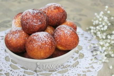 Творожные пончики