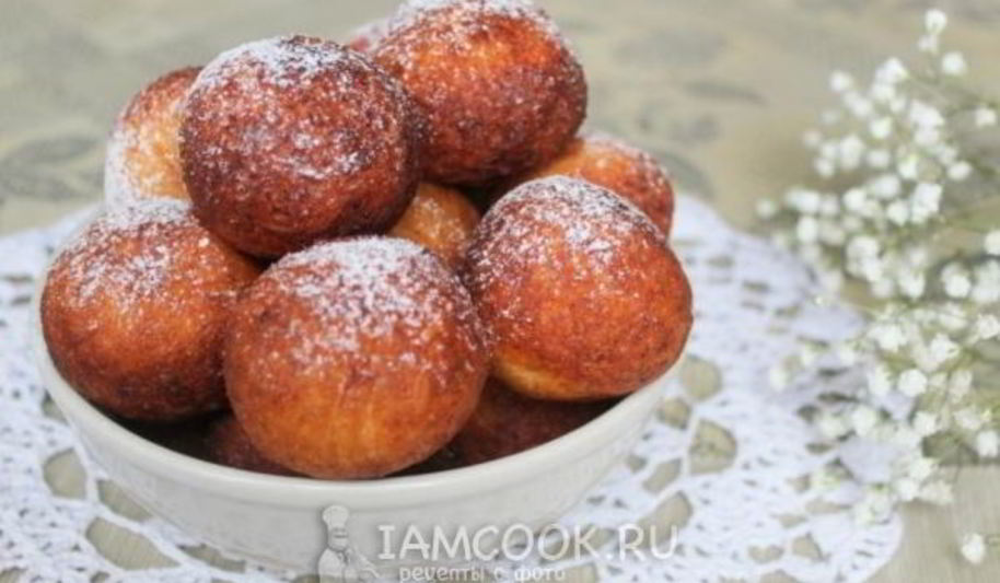 Рецепт творожные пончики