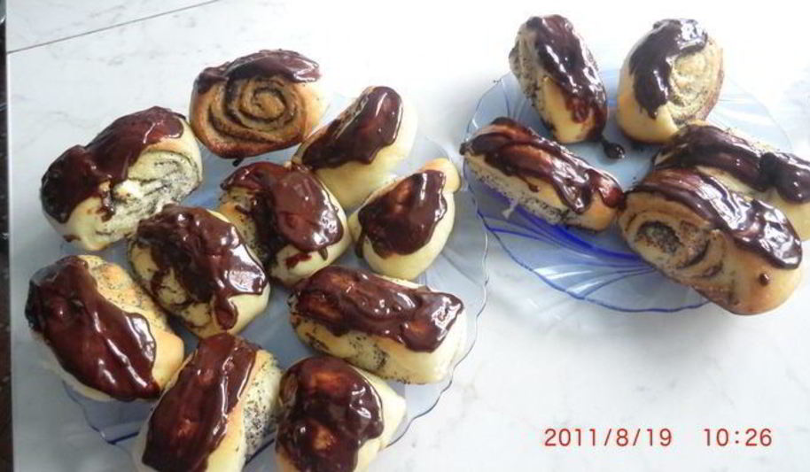Рецепт рулетики с маком